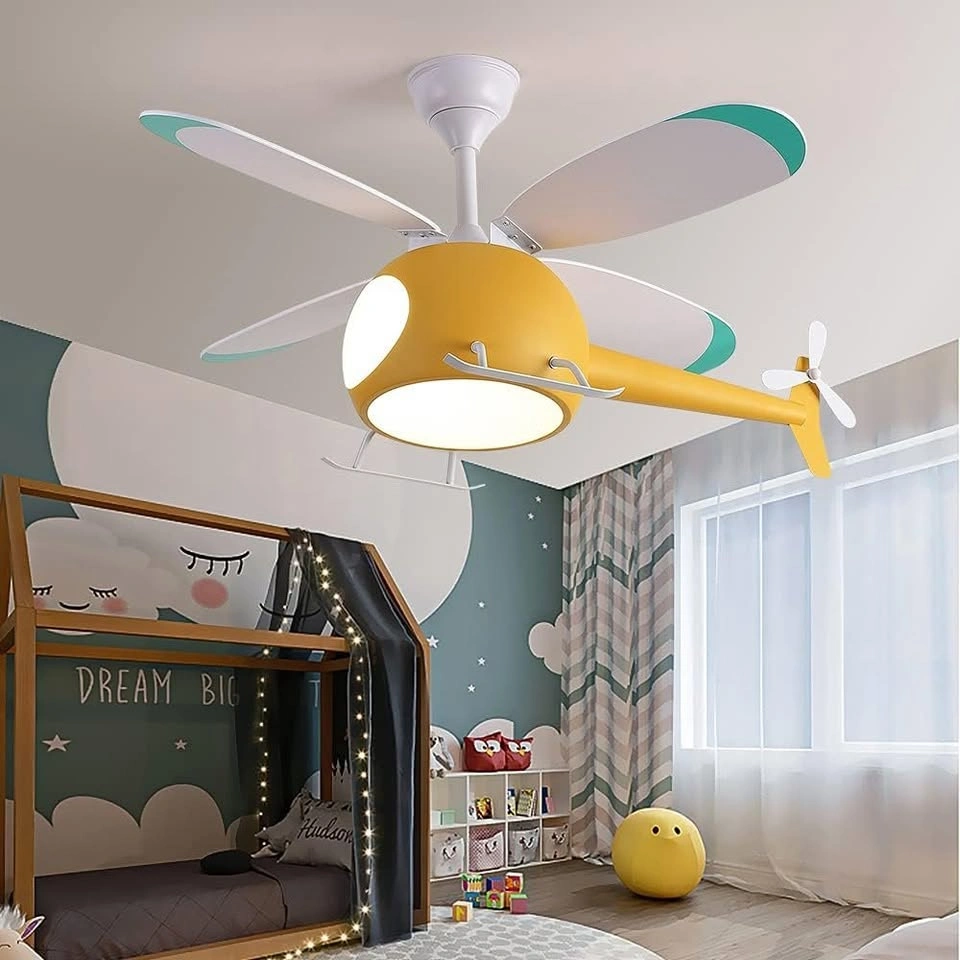 Children's Bedroom Ceiling Fan with Lights and Remote - photo 3