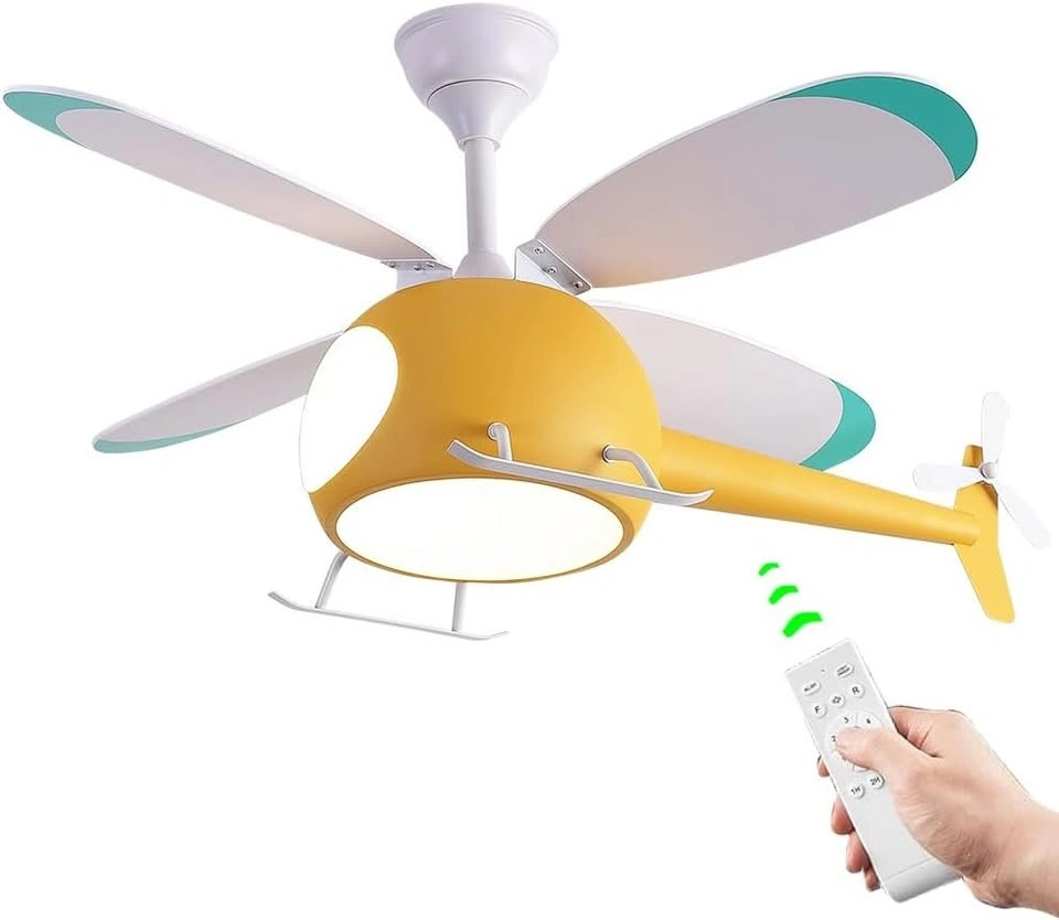 Children's Bedroom Ceiling Fan with Lights and Remote - photo 5