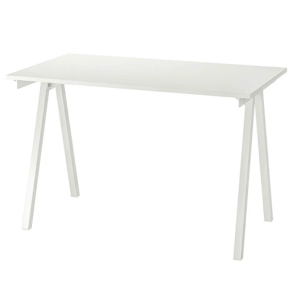 IKEA TROTTEN Desk / Office Table - White (120x70 cm)
