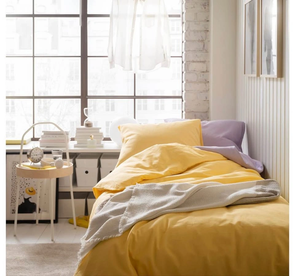 IKEA NATTSVÄRMARE Duvet Cover Set - Yellow - Full/Queen - photo 2