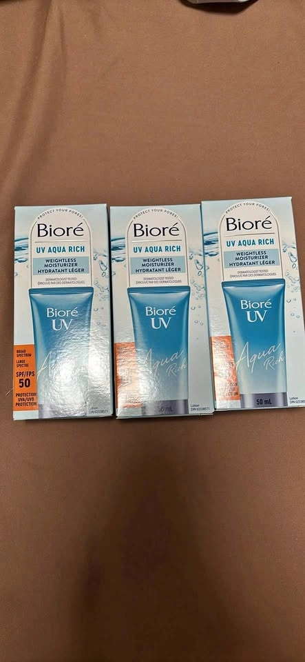 BRAND NEW Bioré UV Aqua Rich SPF 50 Moisturizer (3 Available)