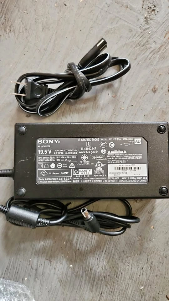 Sony 19.5V AC Adapter & Cord ACDP-160D02 for Sony Bravia TV