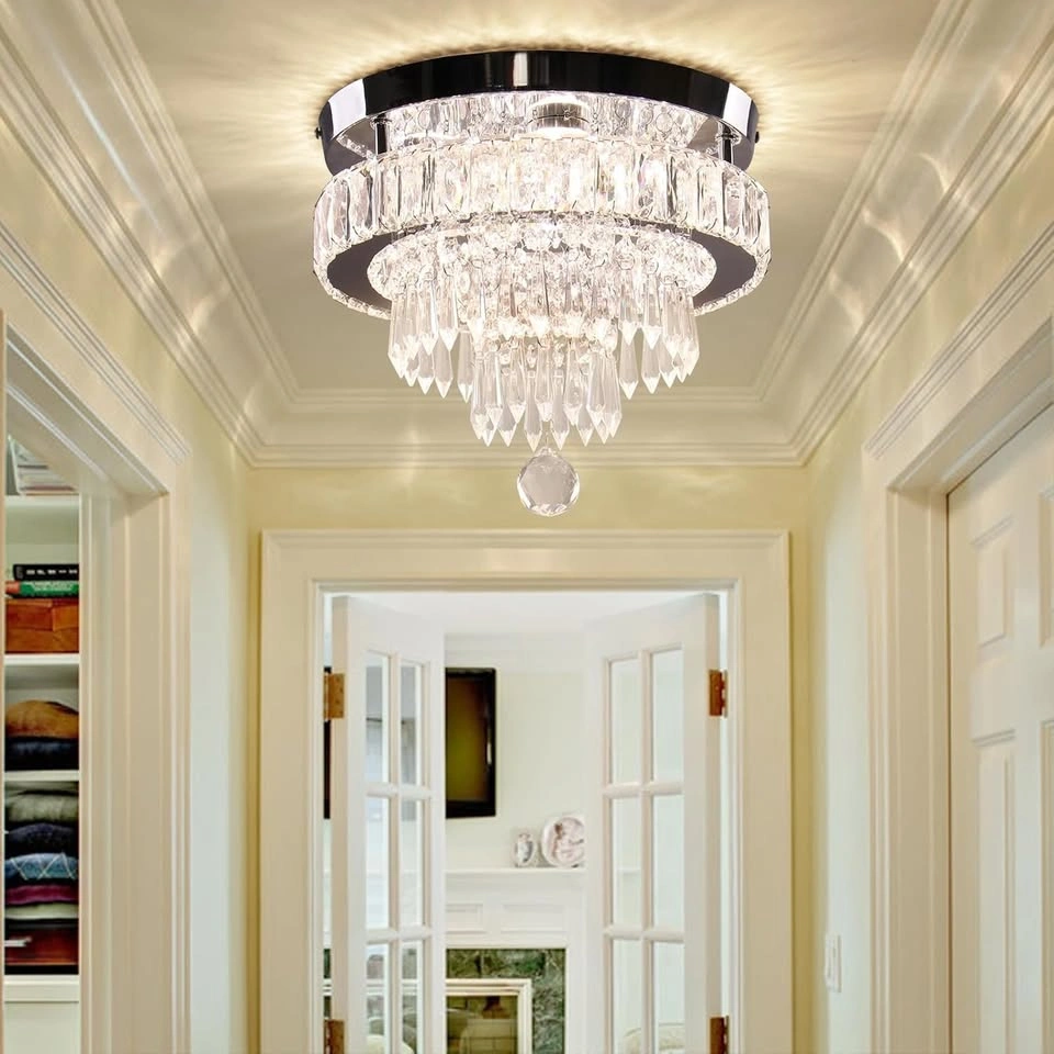 11.8" Dimmable Modern LED Crystal Chandelier - photo 4