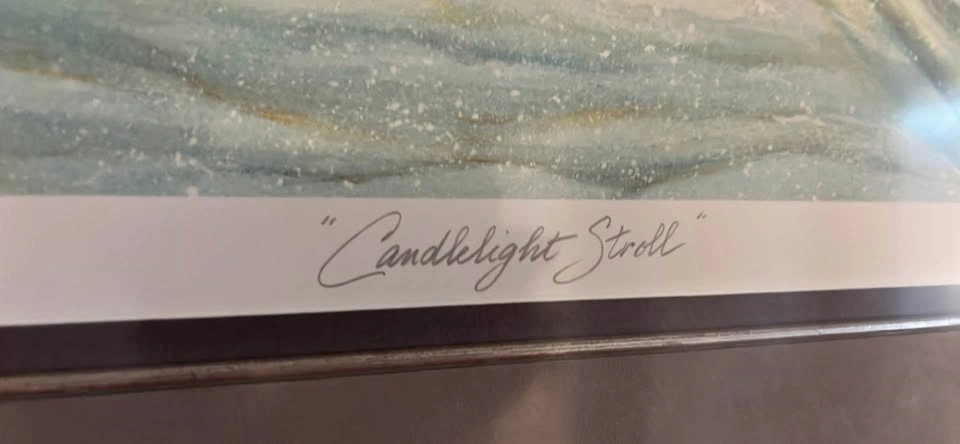 Trisha Romance "Candlelight Stroll" Limited Edition Print - photo 3