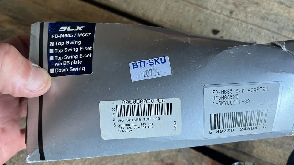 Shimano SLX compact FD top swing FD-M665 - photo 4