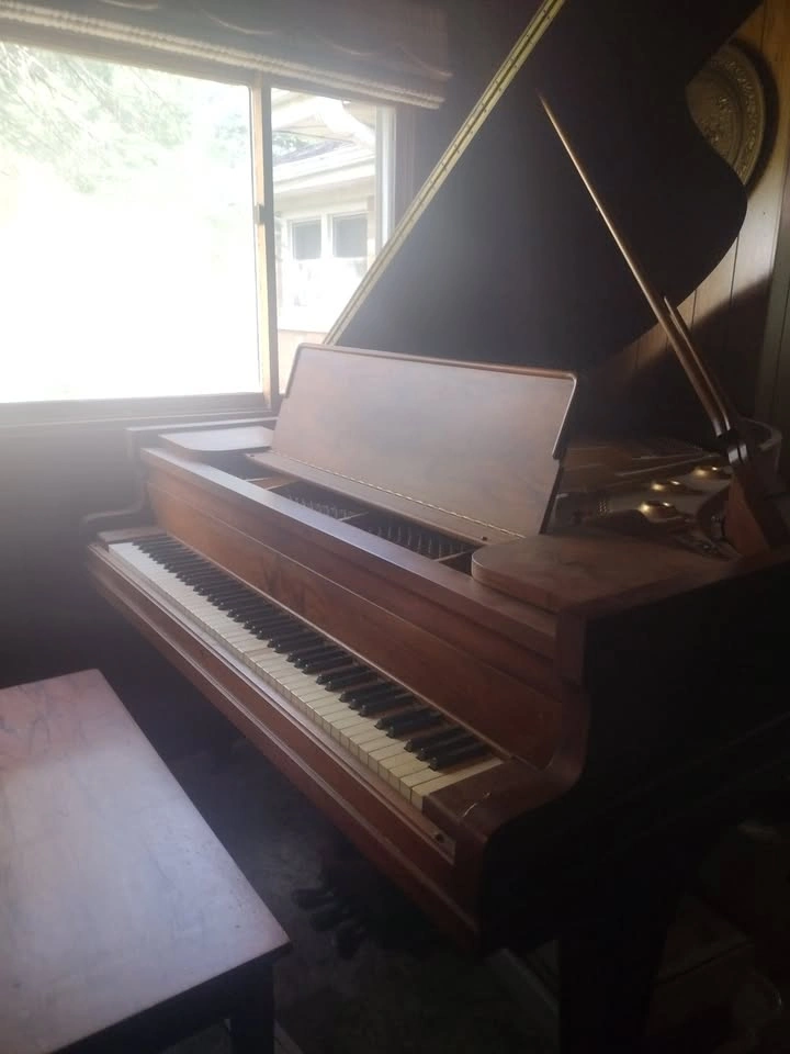 George P Bent Grand Piano - photo 2
