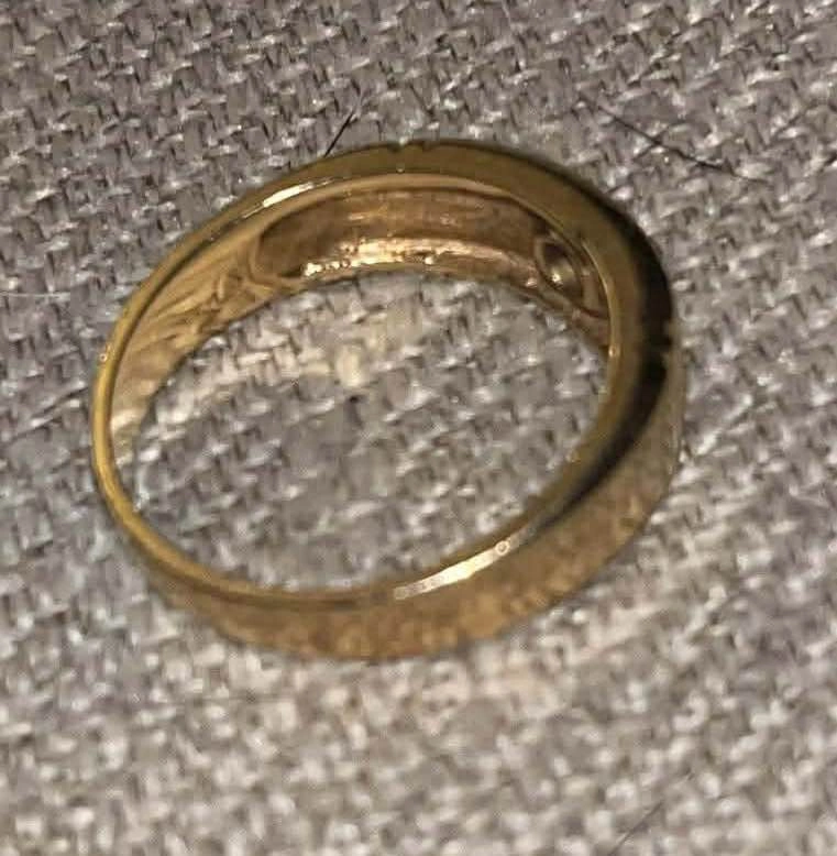 Men's 14k GOLD diamond ring - photo 2