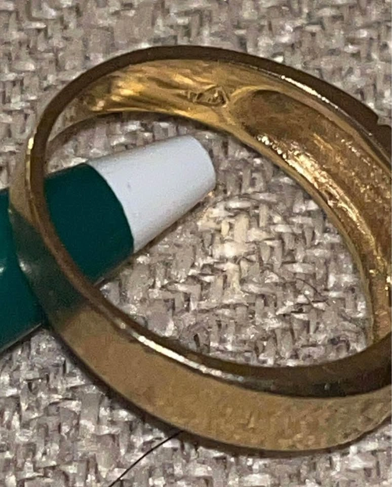 Men's 14k GOLD diamond ring - photo 3