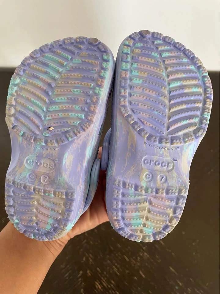 Purple crocs - like new - photo 3