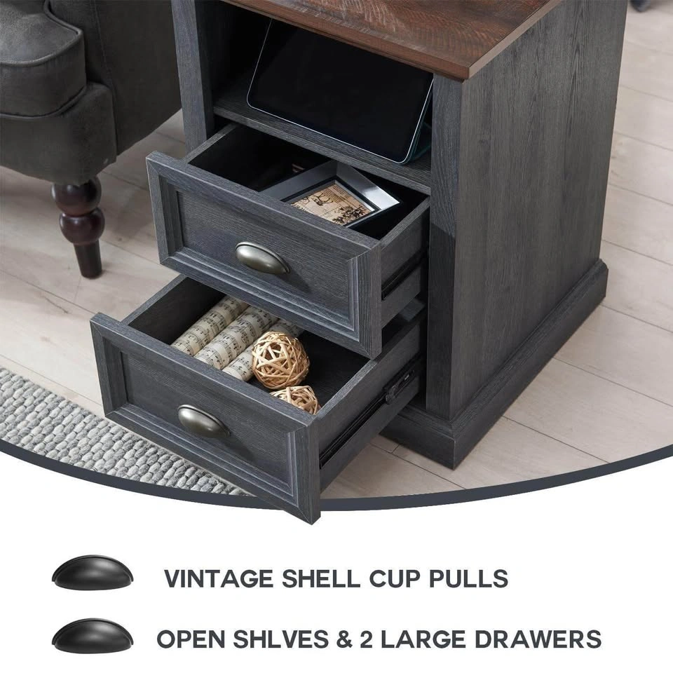 Brand New-Nightstand with Charging Station - photo 4