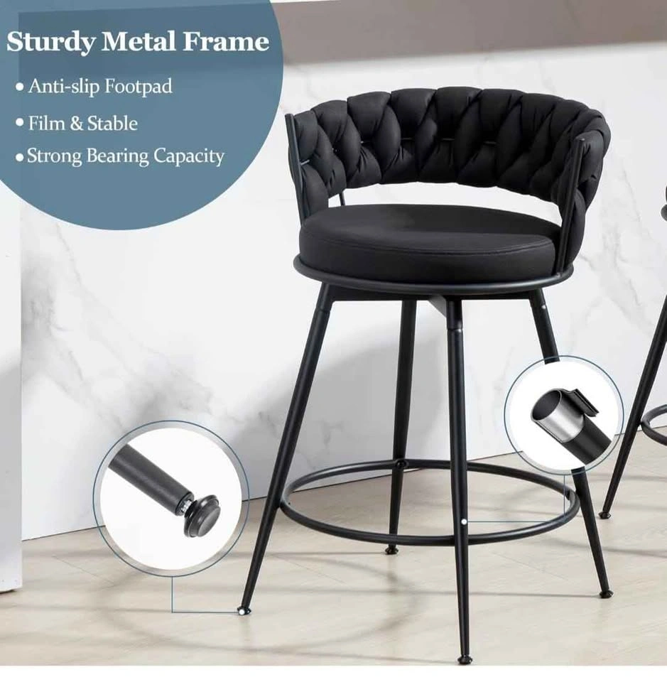 Brand NEW Set of 2 Swivel Bar Stools - 24" Counter Height - photo 2