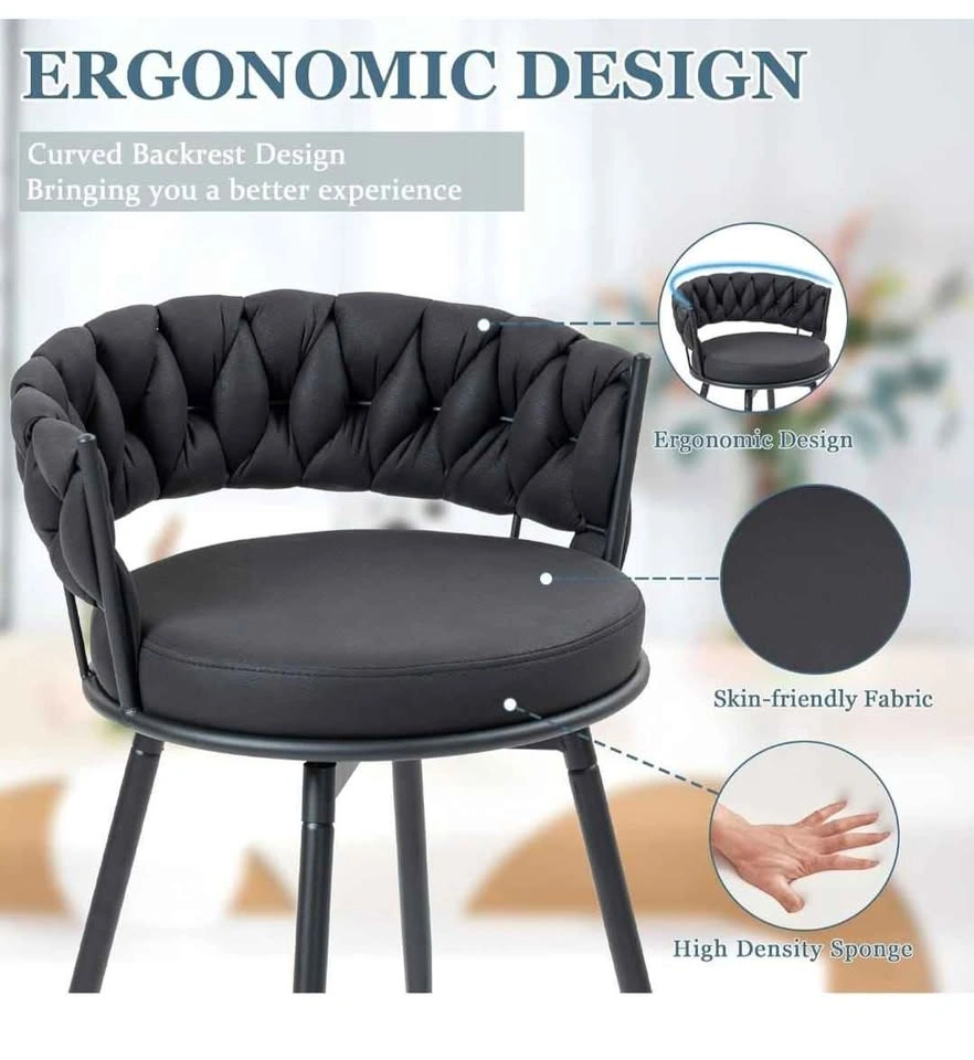 Brand NEW Set of 2 Swivel Bar Stools - 24" Counter Height - photo 4
