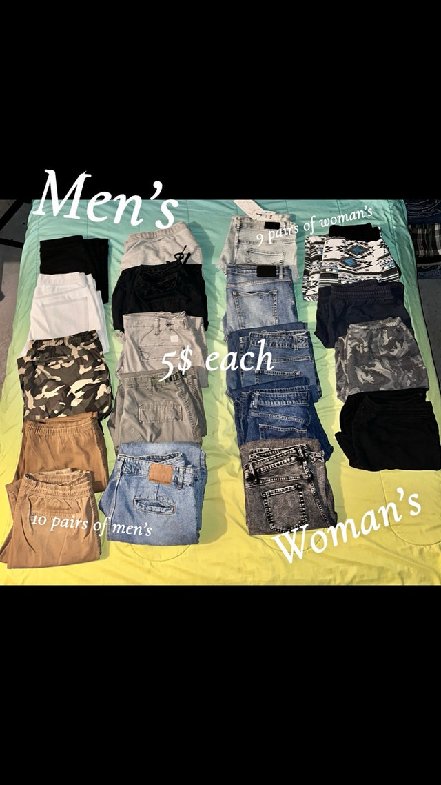5$ woman’s & mens pants/jeans