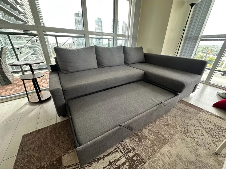 IKEA grey Friheten Sleeper Sectional Sofa(DELIVERY AVAILABLE) image indicator(5)