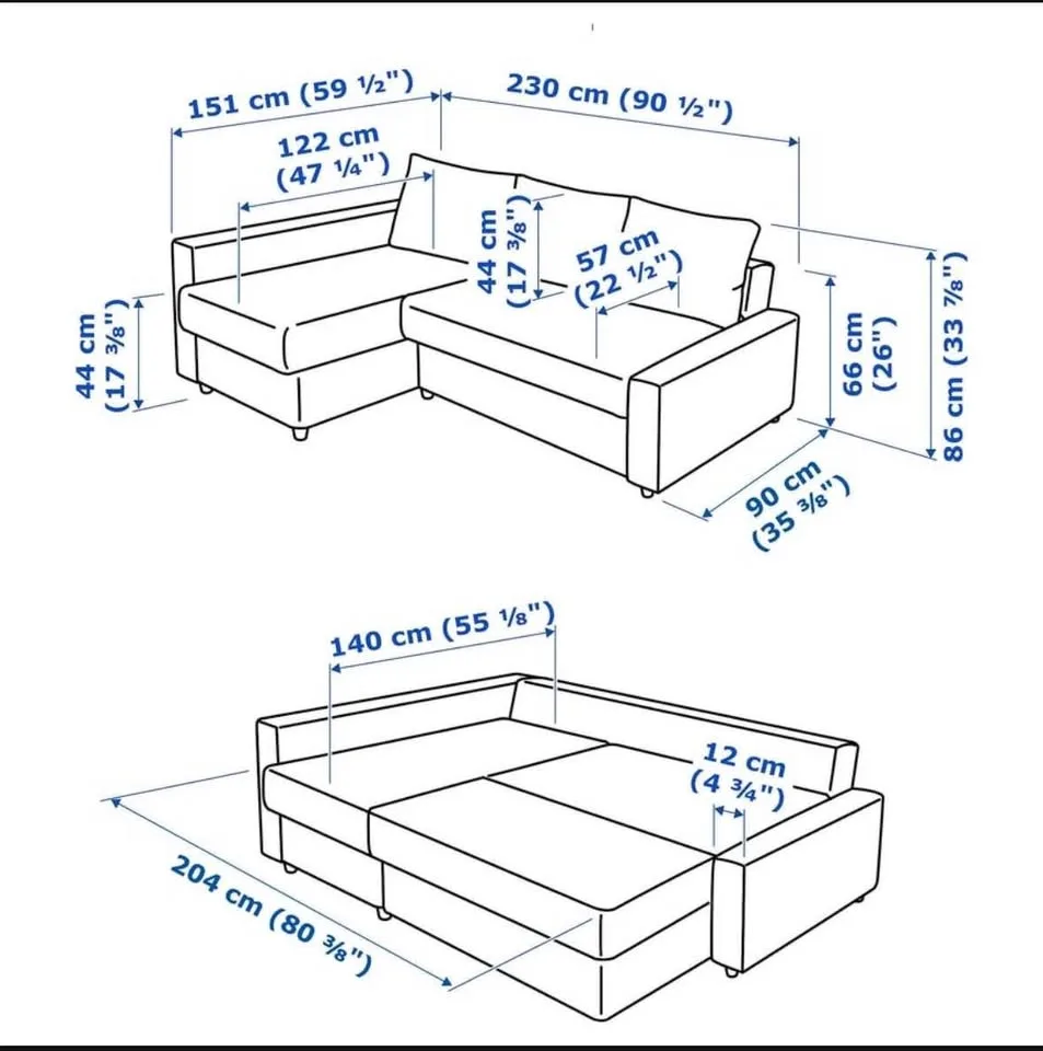 IKEA grey Friheten Sleeper Sectional Sofa(DELIVERY AVAILABLE) image indicator(7)