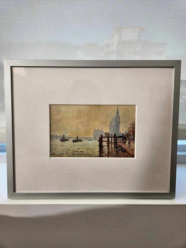 Claude Monet Reproduction Print – National Gallery Framed Artwor