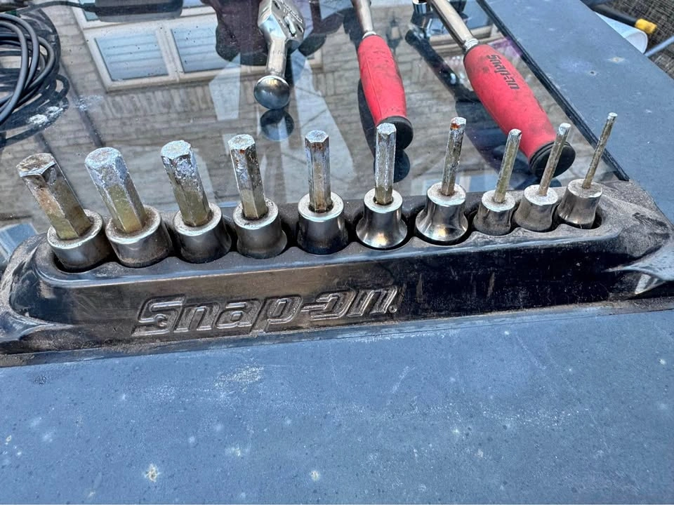 Snap-on hex bit socket set (2-10mm)