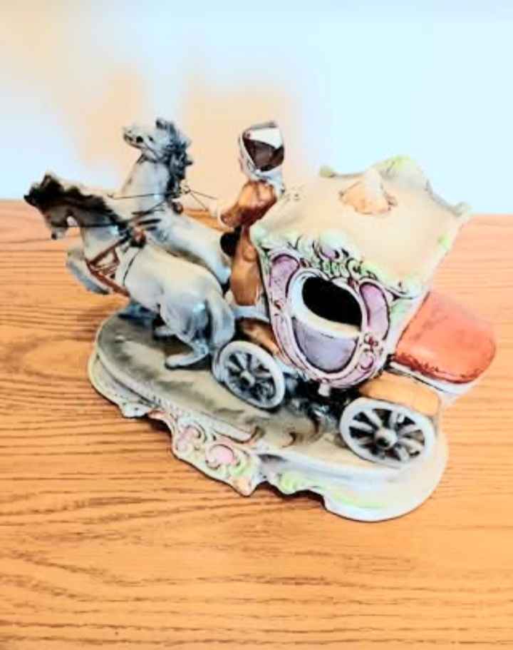 Unique 1940s German Carl Schneider Porcelain Carriage - photo 5