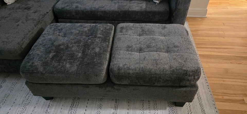 3-Seater Modular Sectional Sofa - Dark Gray - NEW - photo 4