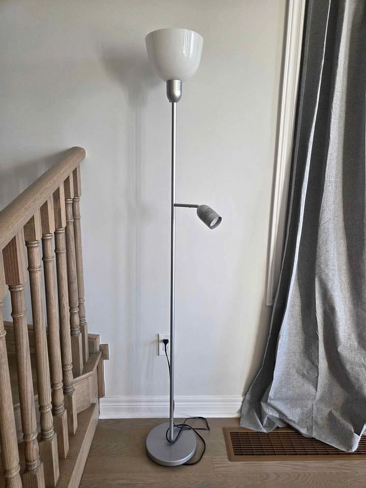 Ikea dual light floor lamp