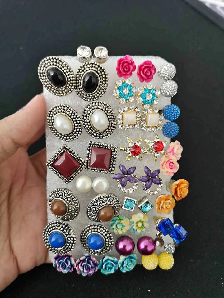 Range of earrings and necklace, bracelet for ladies and girls