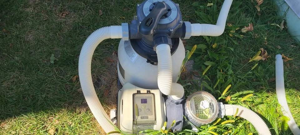 14x42inch Intex Pool with Sand Filter and Pump - photo 4