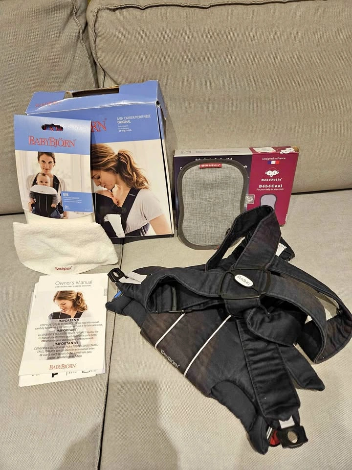 Baby Bjorn Carrier and Extras