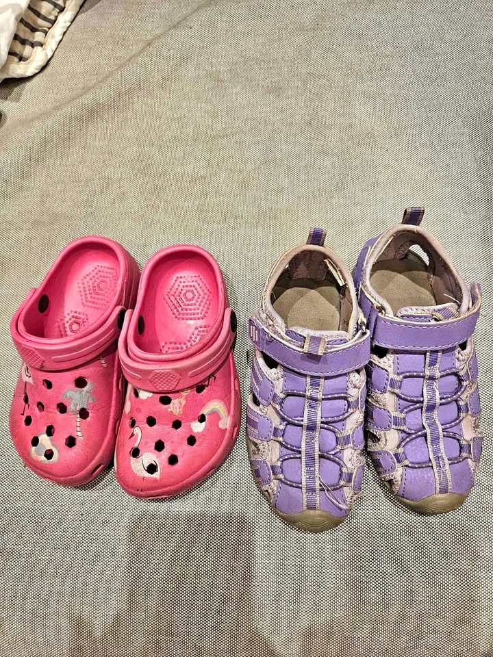 Size 8 and 9 Little Girls Shoe Lot