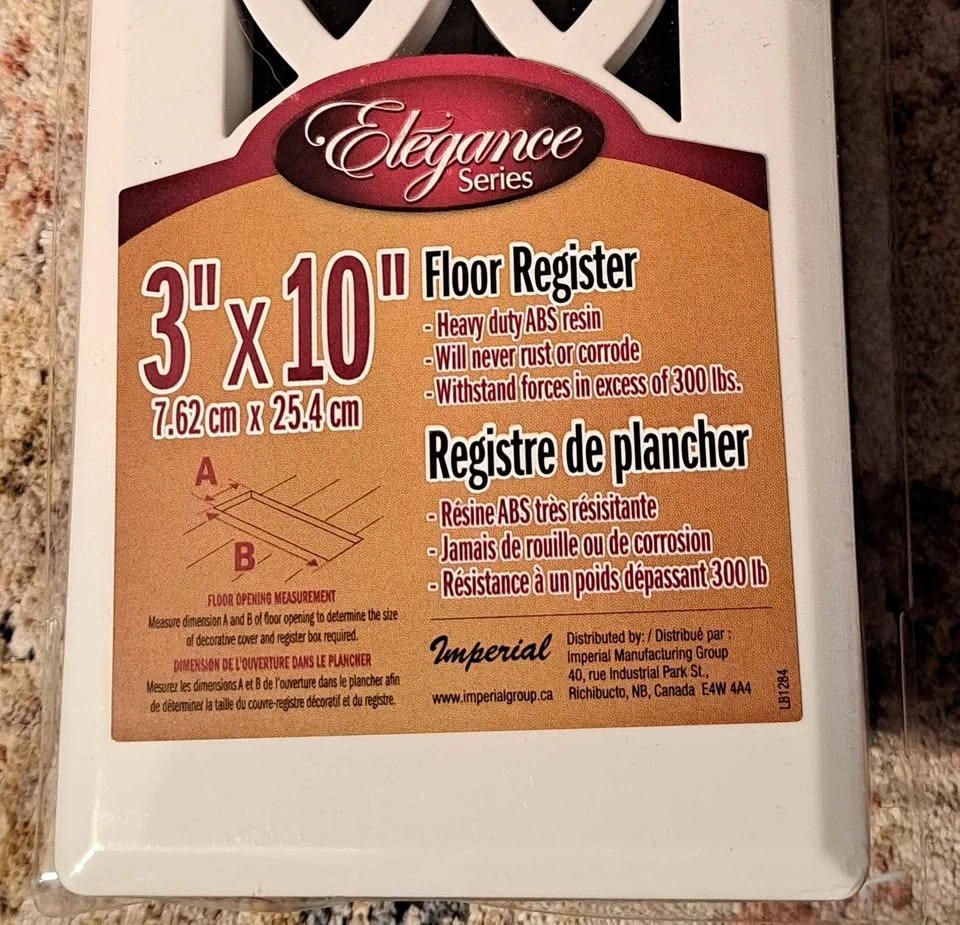 Plastic Rustproof Floor Register - photo 2