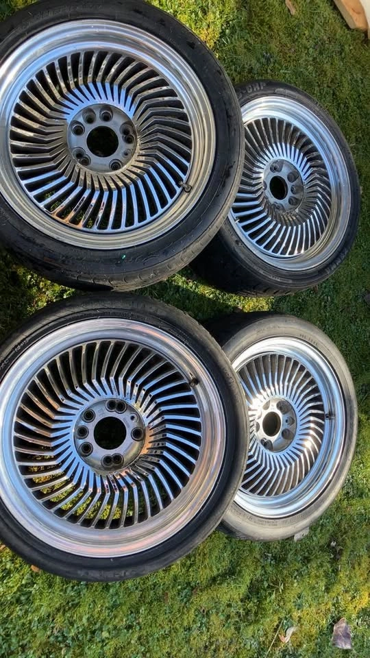 17 x 7 5x114.3mm rare work carving head 40s - photo 4