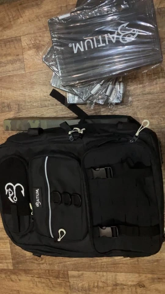 Baitium All-In-One Fishing Tackle Backpack - 4 Trays Included - photo 3
