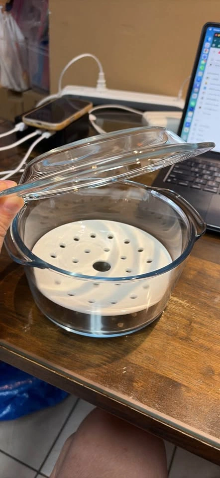 Glass Microwave Steamer Pot - photo 2