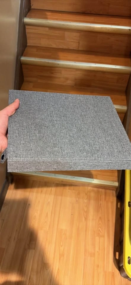 Gray Fabric Storage Box Organizer - photo 2