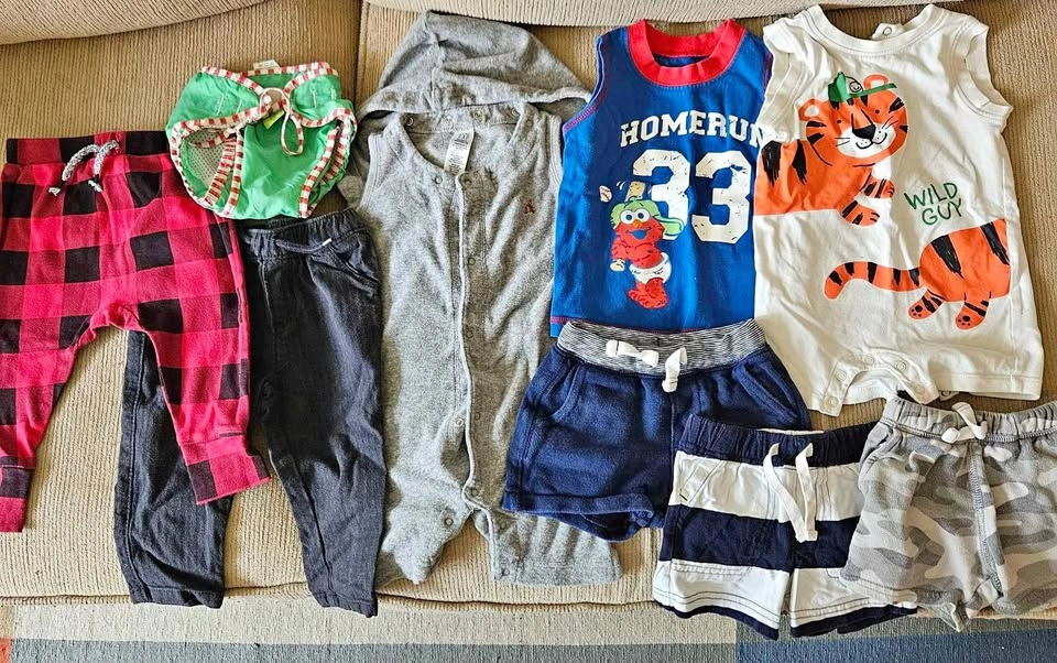 6-12 Months Boys 11-piece Summer Lot