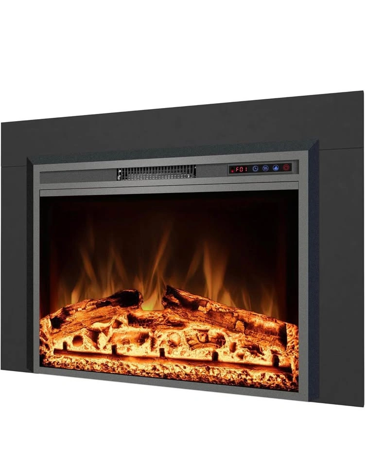Electric Fireplace Trim Kit / Black Metal Fireplace Frame - photo 3