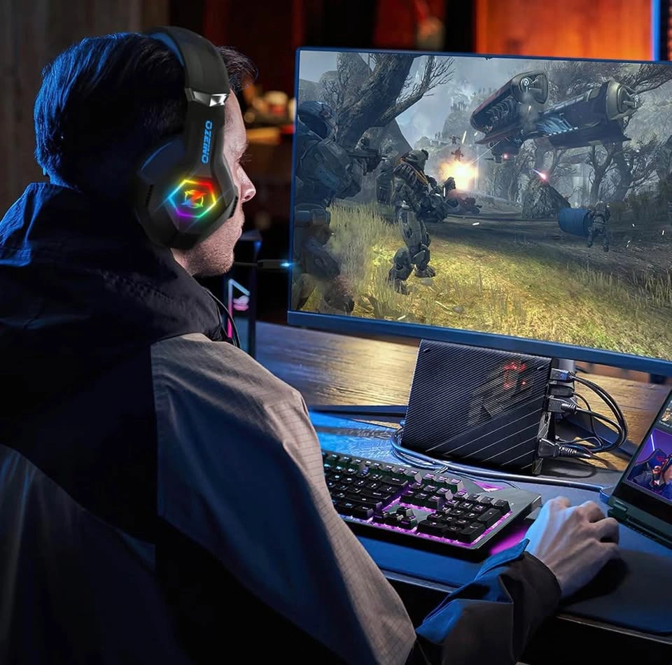 BRAND NEW Ozeino Gaming Headset with RGB Lights - photo 2
