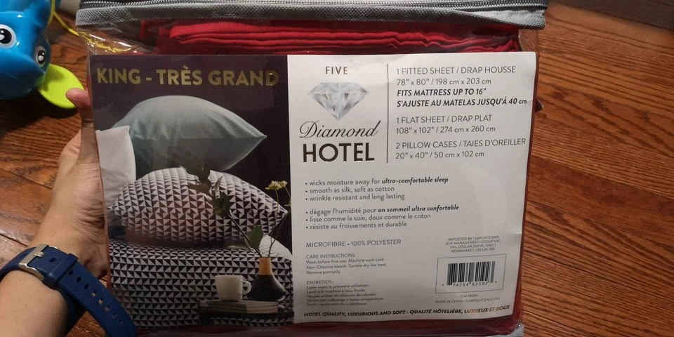 King size Brand new 4 piece bed sheet set - photo 2