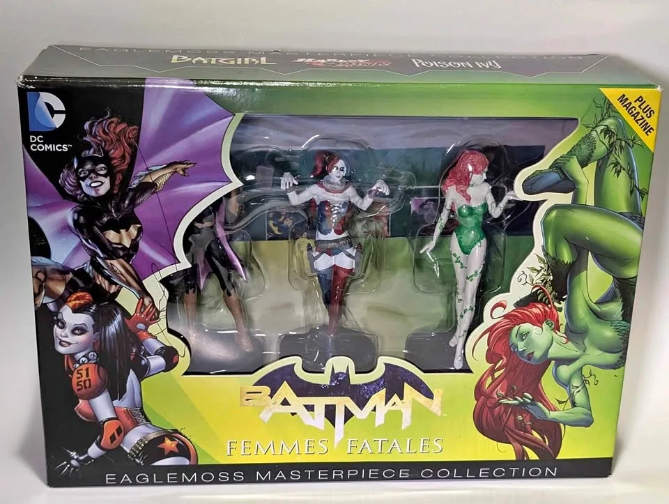 Batman: Femme Fatales figures (Batgirl, Harley Quinn, Poison Ivy