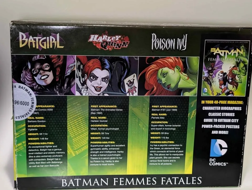 Batman: Femme Fatales figures (Batgirl, Harley Quinn, Poison Ivy - photo 2