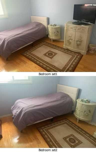 Children bedroom set with the TV