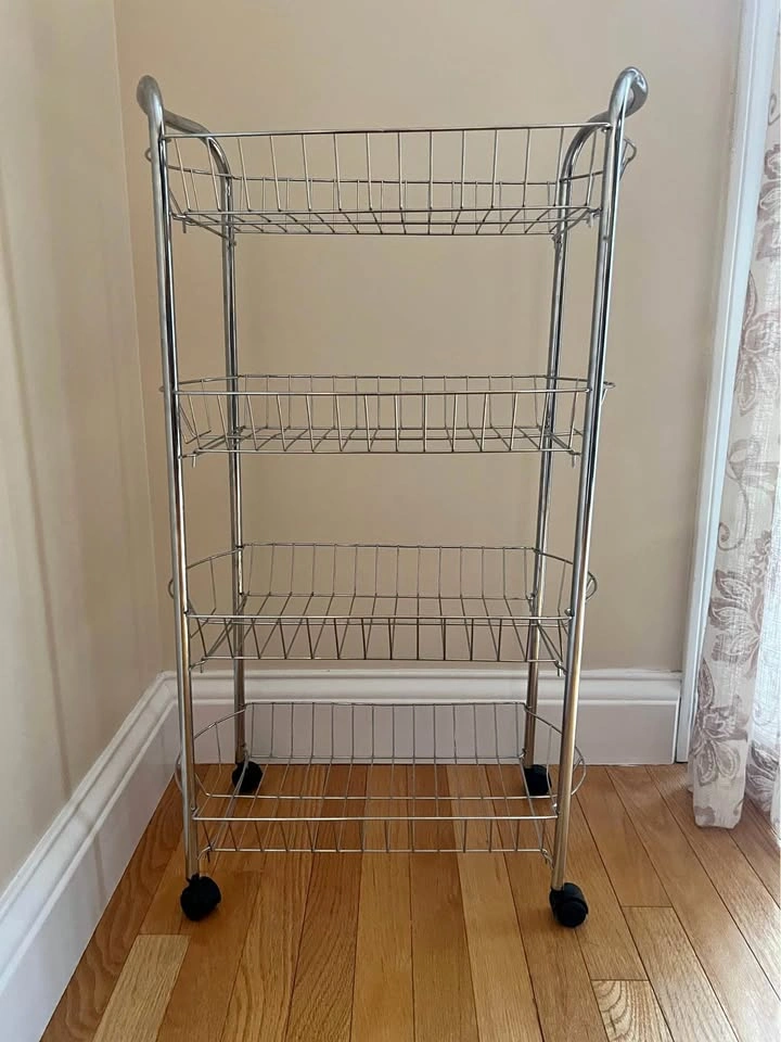 Rolling Metal Storage Cart
