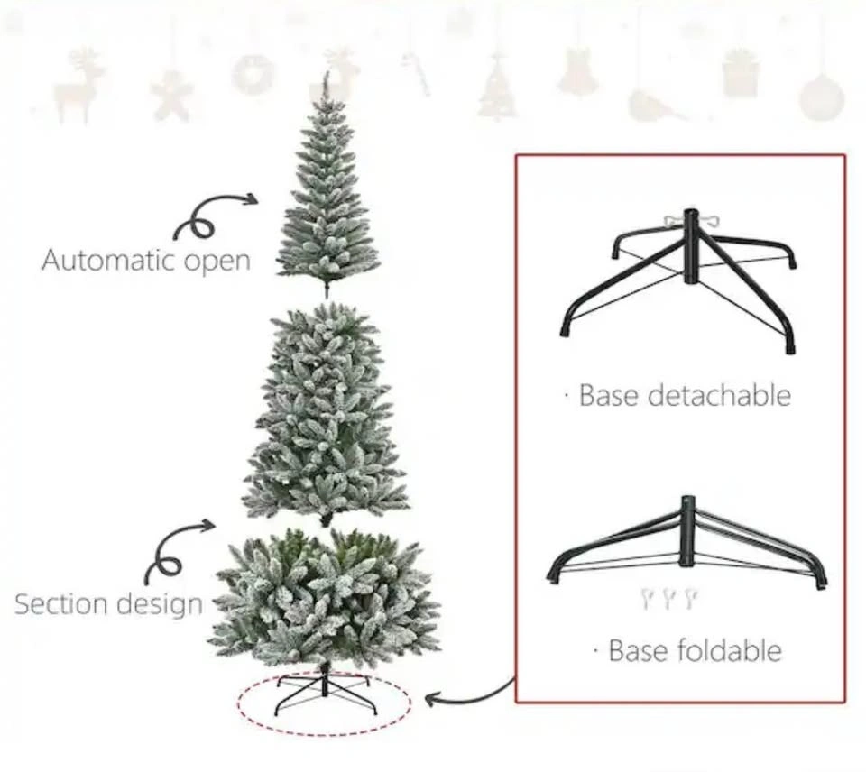 Christmas tree with ornaments - photo 4