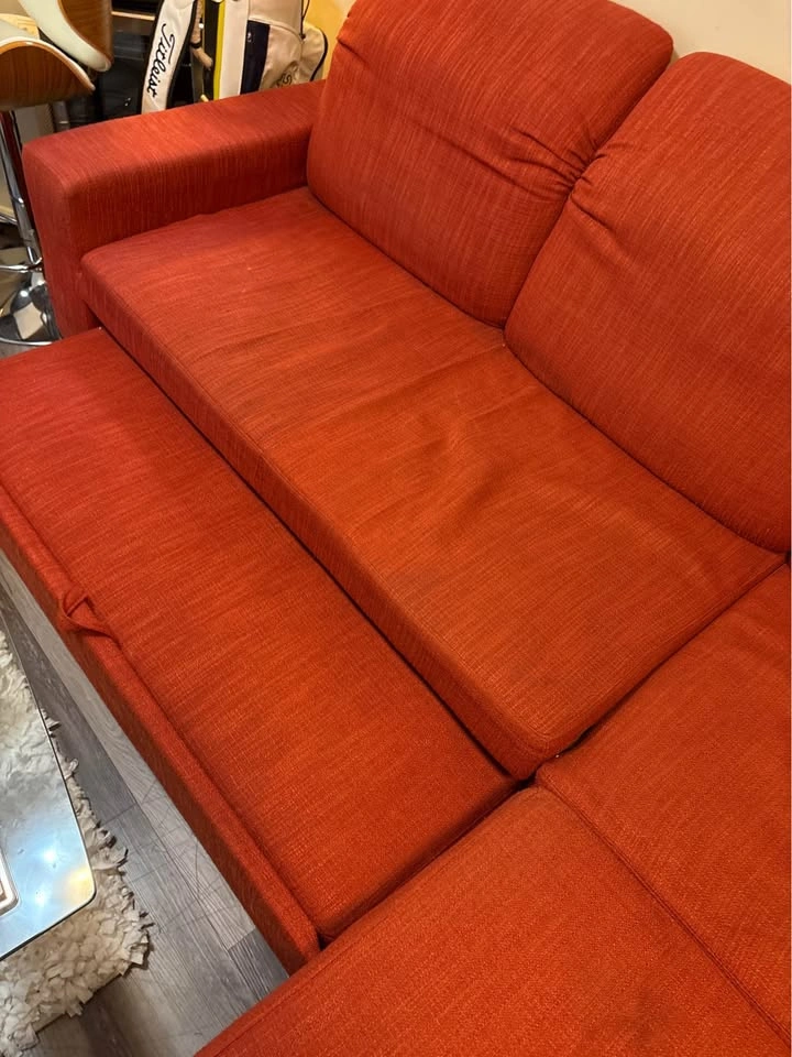 Red Sectional Sofa bed - photo 3