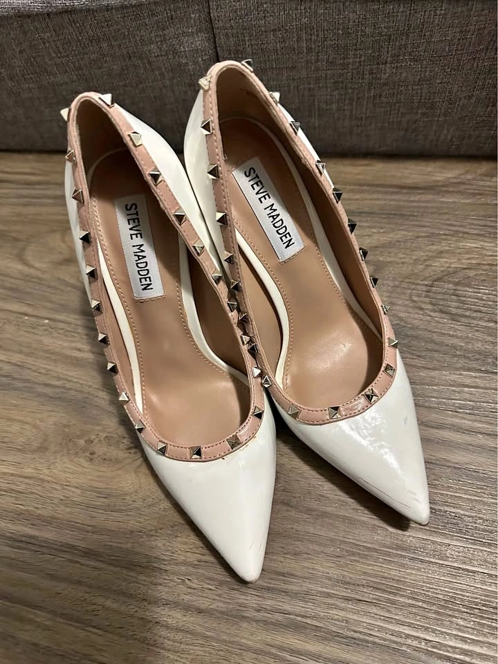 Steve Madden Studded Pointed-Toe Heels