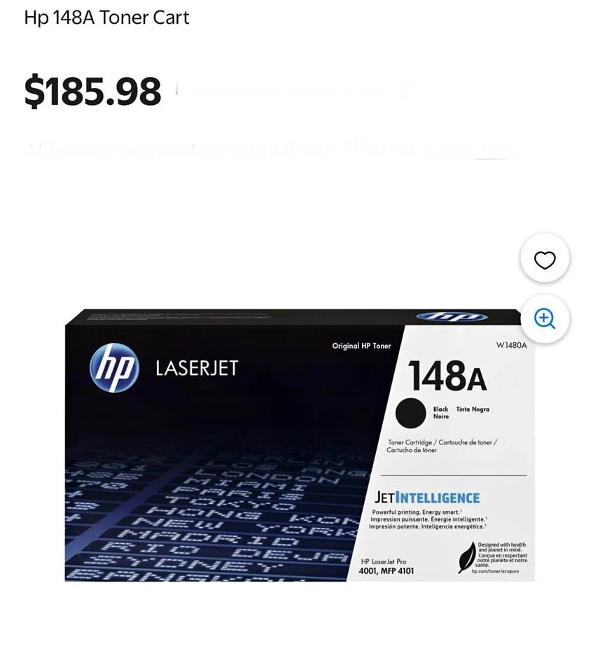 HP Laserjet 148A Toner Cartridge Black