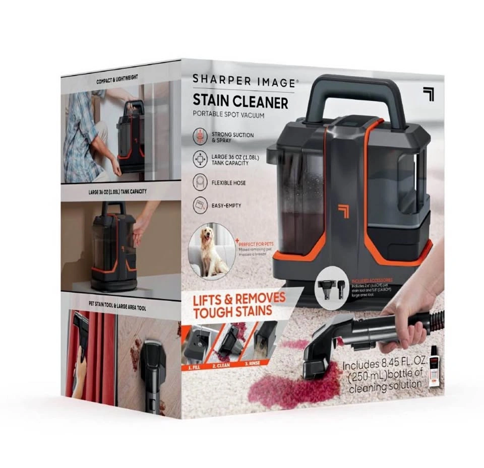 Brand new Sharper Image Portable Stain Cleaner Spot Vacuum