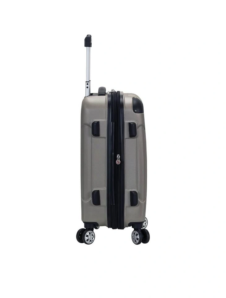 BRAND NEW Rockland London 20” Silver Carry-On Spinner Luggage - photo 3