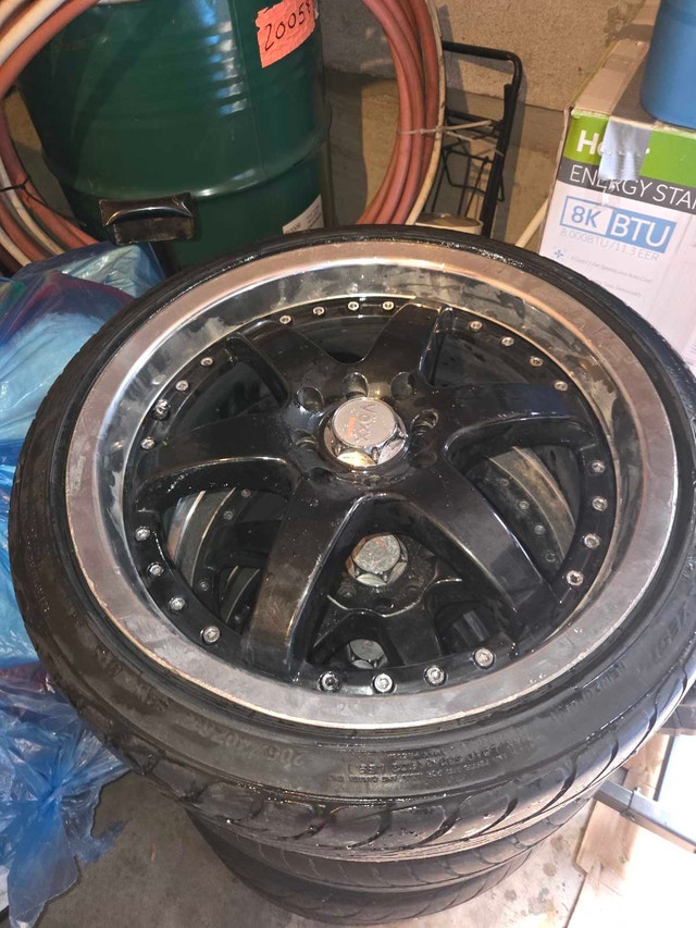 4 Rim and Tires 205/40ZR17