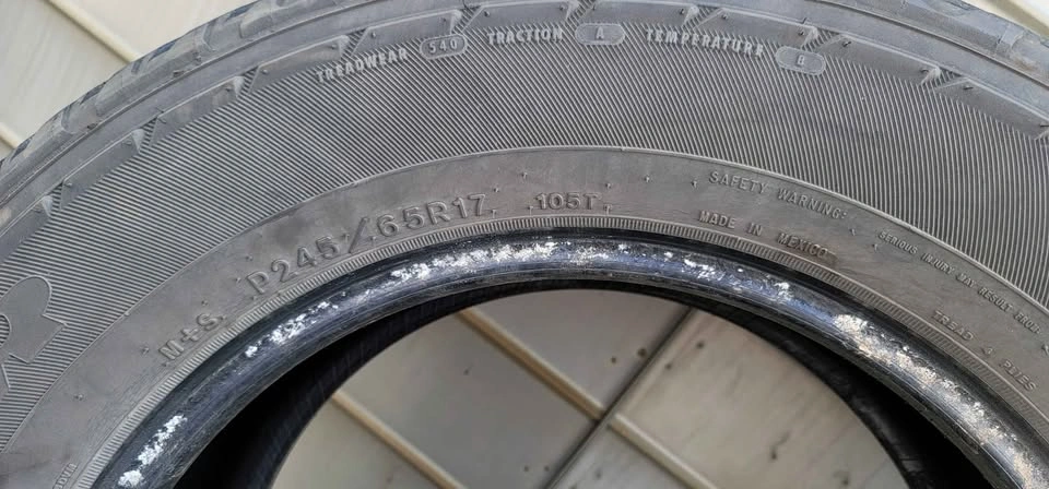 3 TIRES Goodyear Fortera HL Edition 245/65R17 105T - Toyota High - photo 2