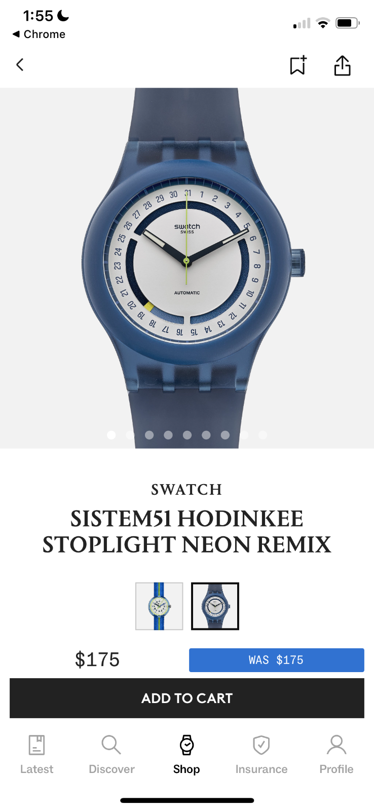 Swatch Sistem51 Hodinkee Stoplight Neon Remix - photo 2